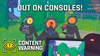 Content Warning ⚠️ Out now on consoles!