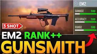 BEST EM2 3 SHOT GUNSMITH IN CALL OF DUTY MOBILE | INSANE EM2 RANK BUILD FOR COD MOBILE |