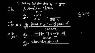 Higher Order Derivatives | Calculus