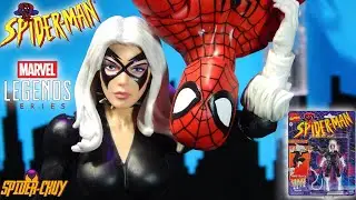 BLACK CAT Marvel Legends SPIDER-MAN RETRO | Reseña | Hasbro Vintage | Hombre Araña Gata Negra