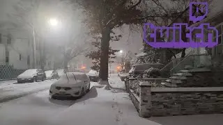Бруклин IRL 19.12.2020: снегопад в Бруклине, Нью-Йорк