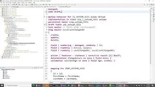 Part 8: ABAP RESTful Application Programming Model - Draft handling