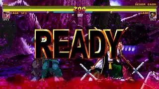[Mugen GAME] Kage sf5 & Oni VS Gaoh & Demon Gaoh