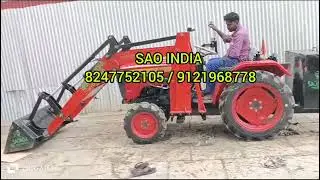 Mini loader on mahindra tractor jivo 245