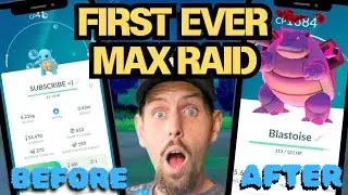 DYNAMAX BLASTOISE! FIRST MAX RAID EVER! (2024)