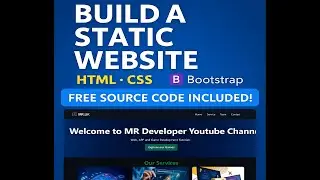 Responsive Website development using HTML, CSS & Bootstrap Tutorial | 2025