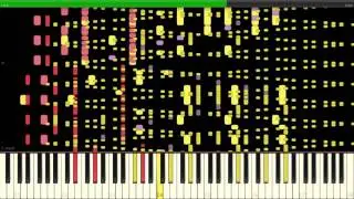 [Black MIDI] Synthesia - Undertale - Bonetrousle Black MIDI/Remix