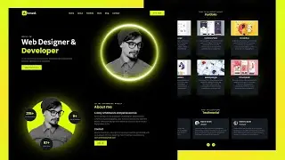 Responsive Portfolio Website Using HTML CSS & Bootstrap 5 | Part 02 | Hindi Tutorial