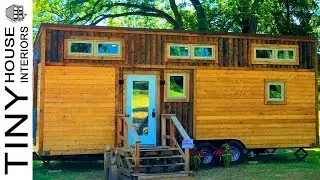 Elegant 325 Sq. Ft. Tiny House Built on a Custom-Made Trailer