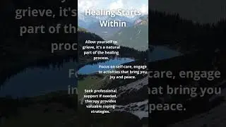 Healing Starts Within