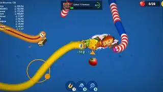 Wormszone Io Snake video Wormszone Game Video #02
