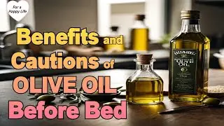 Health Benefits and Cautions of Drinking  OLIVE OIL Before Bed