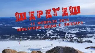 Шерегеш. 14 февраля 2024. Шикарные виды с 