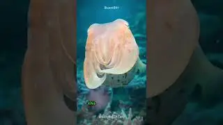 How Cuttlefish Use W-Shaped Pupils to See Polarized Light #shorts   #buzzbilt #facts