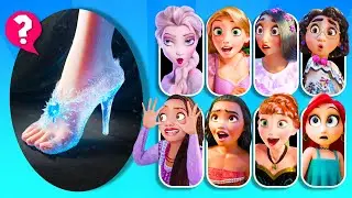 🔥 Guess the Character by Crown, Dress & Shoe #13 | Princess Disney Character Quiz, Disney Song