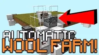 Minecraft: AUTOMATIC WOOL FARM!
