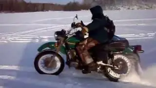 Зимой на урале.Дрифт