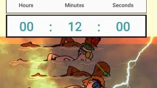 12 Minutes Timer Countdown | Swimming Race