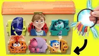 Inside Out 2 Movie Surprise Doors with Keys + DIY Crafts for Kids Part 2
