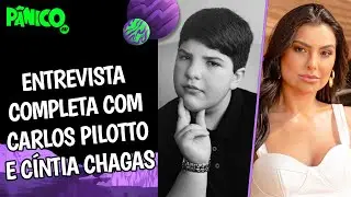 Assista à entrevista com Carlos Pilotto e Cíntia Chagas na íntegra