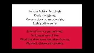 HYMN POLSKI - NATIONAL ANTHEM OF POLAND (lyrics)