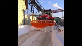 Зима близко. Отвал на Кировец 