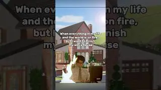 I have to finish my sim’s house‼️ 🏡 
