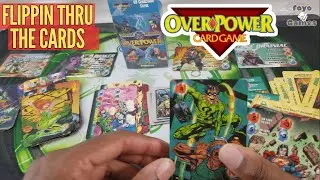 DC OverPower Card Game - Flippin Thru the Cards