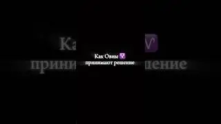 Скорость принятия решения Овном ♈️😂