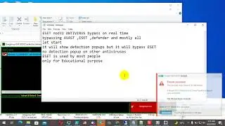 ESET NODE 32 SMART SECURITY Bypass Powershell | REALTIME