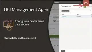 OCI Management Agent: How to configure Prometheus data source