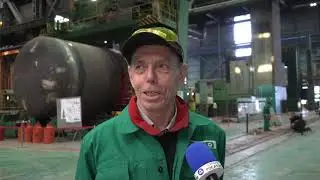 На Атоммаше заварили забойный шов атомного реактора для АЭС 