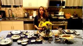 Elegant Setting for a Fantastic Fish Dinner with Sterling Silver