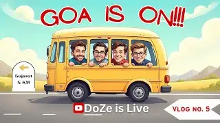 VLOG NO: 5 || GOA IS ON VIA GUJARAT WITH FRIENDS || WE TRAVELLED FOR 50 HRS || #vlog #goa #gujarat