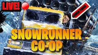 WE OUT HERE BIG RIGGIN! CO-OP snowrunner part 3 - VOD