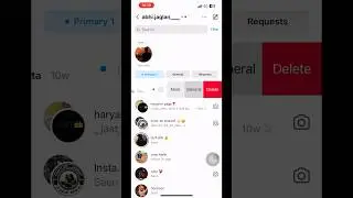 Iphone Mai Instagram ki chat ko delete kaise karte hai #iphone #iphone13