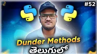 Python Dunder/Magic methods in Telugu | Srk Codes!