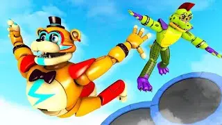 FNAF 9 SB: Trampoline Fails & Ragdolls - [GMOD] - Episode 118