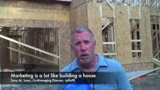 Marketing is like building a house