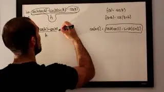 Derivative of Cos(x) Proof (Using the Limit Definition)