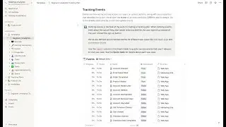 Segment Analytics Tracking Plan Notion