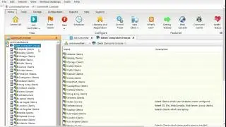 Creating many client groups in CommVault. 