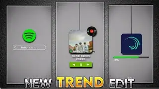New Viral Reels Spotify Video Editing | Alight Motion |@demo