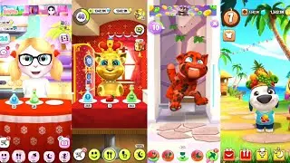 My Talking Angela  Vs My Talking Tom | My Talking Tom 2 Vs My talking Tom 2 | 