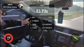 Замер 0-200 Octavia A7 1.4 St1. R18 225/45/18