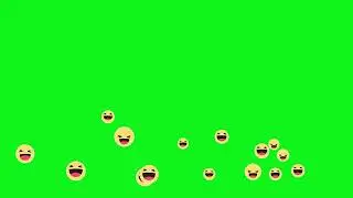 No Copyright, Laughing Smileys green screen video for Social media free