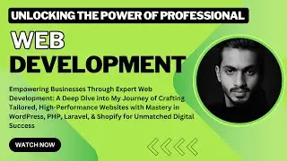 Turning Vision into Reality | Professional Web Development with WordPress | Laravel | Shopify