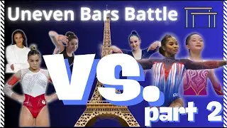 🔥🥇They can FLY! Bars Battle 2024 PART 2- Olympic gymnasts