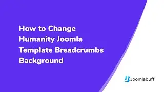 How to Change Humanity Joomla Template Breadcrumbs Background