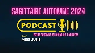 SAGITTAIRE ♐️ Votre automne résumé en moins de 5 minutes !